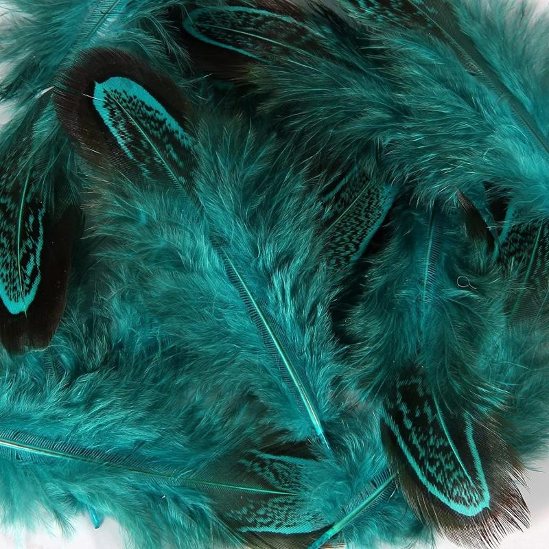 100Pcs Pheasant Chicken Feathers Plumes DIY Carnival Wedding Decor And Accessories For The Table Headdress Handicrafts Supplies