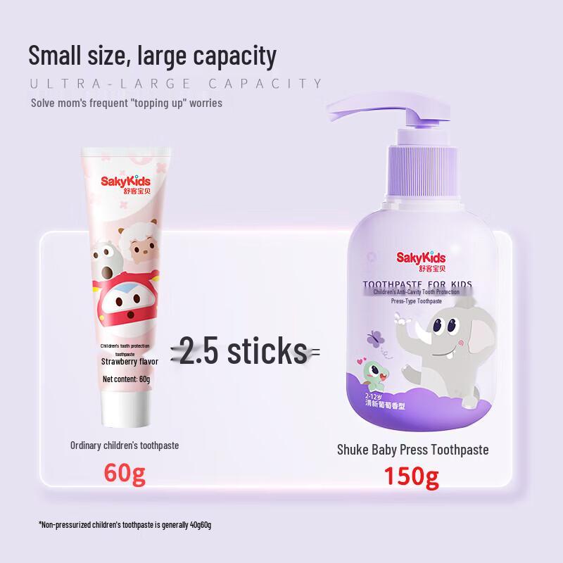 Shuke Kids Anti-Cavity Strawberry Toothpaste