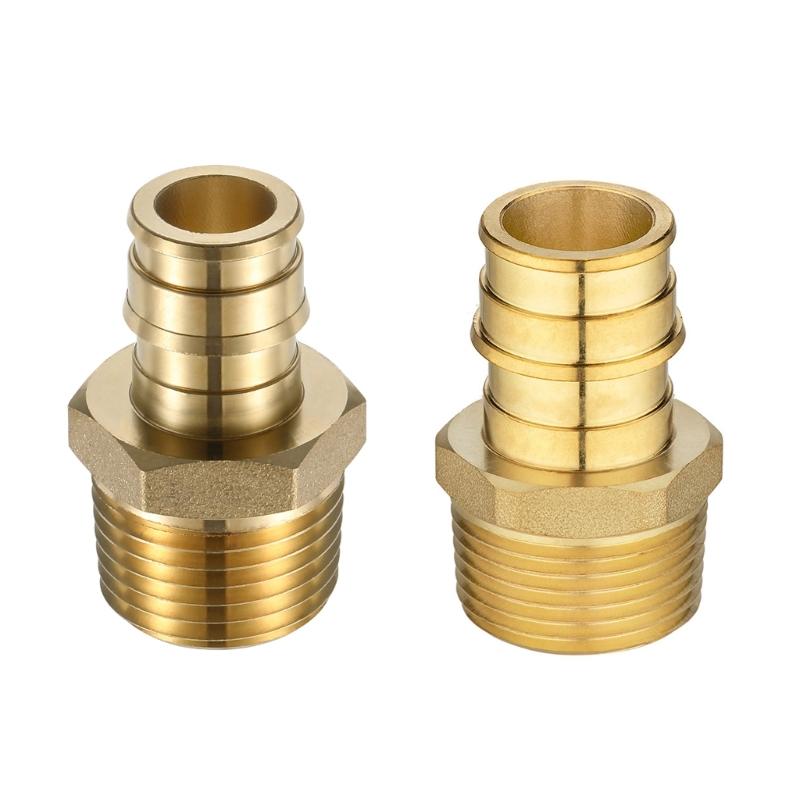 Practical Without Leads Brass Male NPT Adapter Project Supplies Convenient for Tubing In Water Supply Systems Daily Use