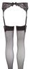NO:XQSE - Sexy Lace Garter with Stockings Black S/M