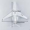 1/200 Scale Airplane Desktop Decor Plane Display 15.7x15.5cm Diecast Aircraft Model for Bar Home
