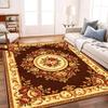 Tapis Européen de Luxe Antidérapant Lavable Tapis de Sol pour Salon Chambre Bureau Décoration Intérieure Rétro
