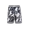 Jordan Tie-Dye Print Breathable Loose Basketball Shorts Men Bottoms Black DQ7335-100