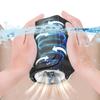 Automatische Rotation Vagina Cup Doppel Kanal Weiche Silikon Realität Vagina Masturbation Maschine Erwachsene Sex Spielzeug für Männer