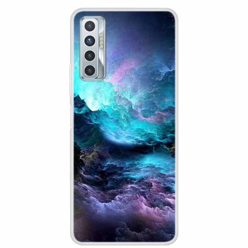 For Tecno Camon 17P Case Luxury Silicone TPU Soft Cover Phone Case For Tecno Camon 17 CG7 CG6 1 7 Coque Shockproof Cartoon Funda