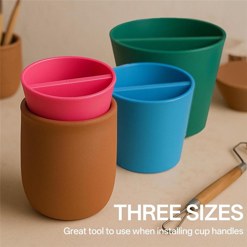 Vormgereedschap 3 Maten 6 Stuks Keramiek Kegel, Voor Pottenbakkers 3D Printer Klei Bevestigingsranden