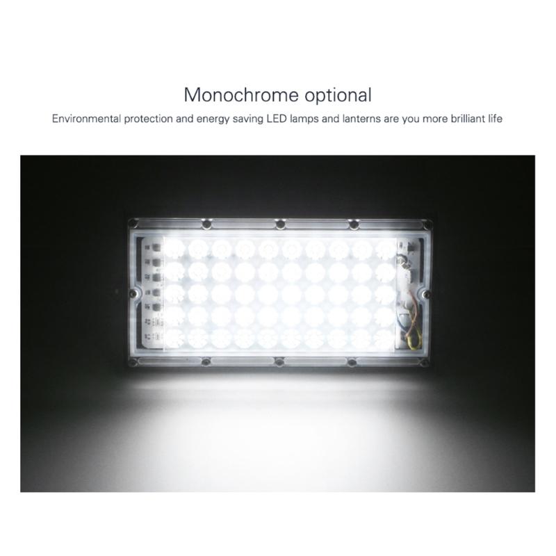 LED Outdoor Spotlight Waterproof Lamp Practical 50W Floodlight for Garden Convenient Reflector Street Flood Light