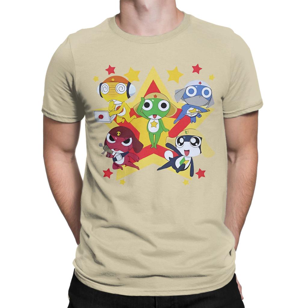 Men Womens TShirt The Space Sgt Frog Keroro Cool 100 Cotton Tees Short Sleeve T Shirts Crewneck Tops Plus Size