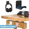 Universal Adhesive Wall Mount Headphone Stand Easy Damage Free Hanger for Desks PCs and Walls