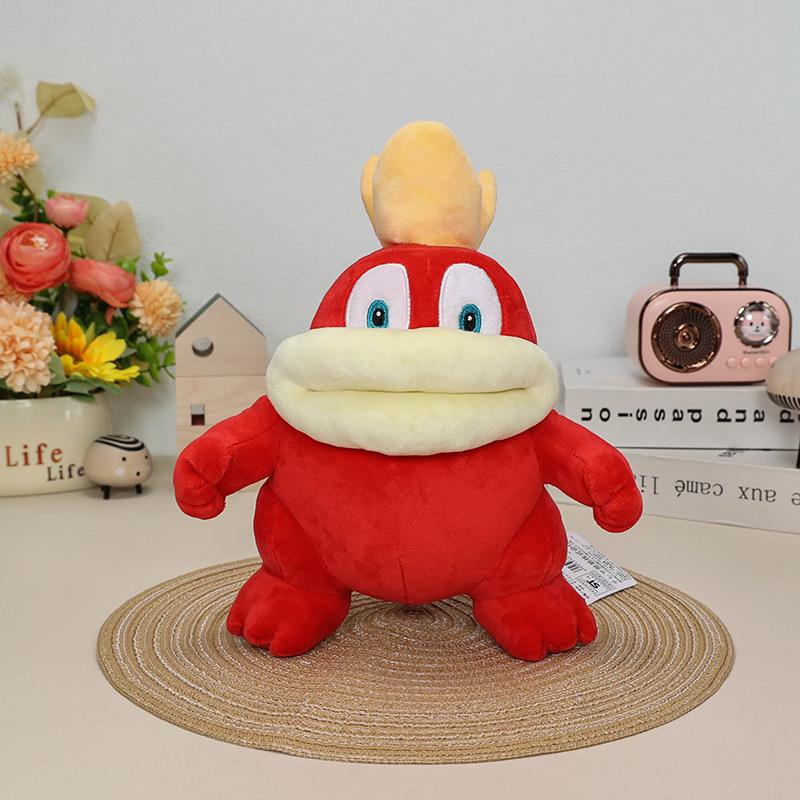 Playful And Fun 9inch Flame Fire Spike Plush Toy Red Fire Spike Figure Cartoon