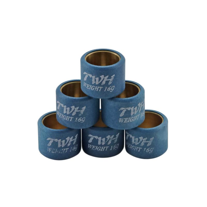 TWH ytelses racing variator rullesett 25x20mm for KYMCO XCITING 250 300 400 400i 400S 500 500i 550 størrelse for 25*20mm