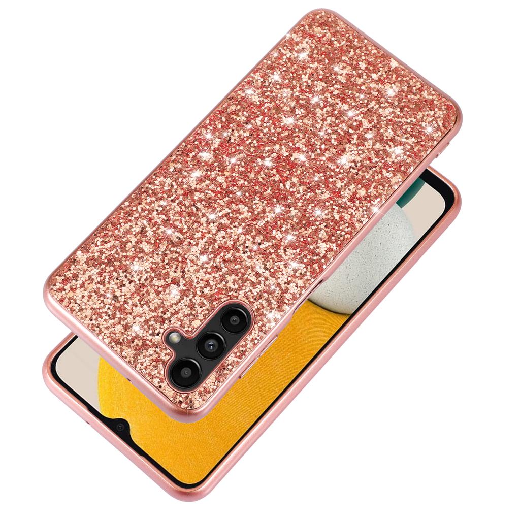 For Samsung Galaxy A16 5G/4G Case TPU+PC Sparkling Glitter Phone Back Cover
