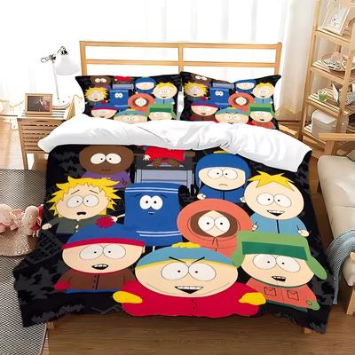 Duvet Cover South Park Pillowcase Bedding Set Adult Boy Girl Bedroom Decoration Children Gift Single Double Large Size