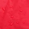 Dog Raincoat with Reflective Strips Polyester Red XXS