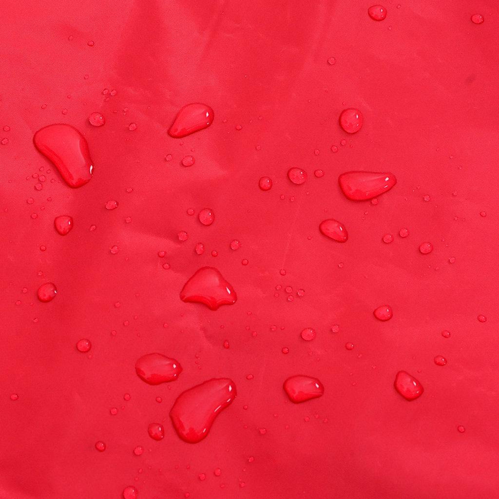 Dog Raincoat with Reflective Strips Polyester Red XXS