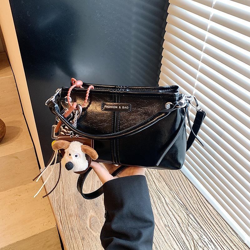 Simple Messenger Bag, New Women's Commuter Casual Fashion Trendy Portable Retro Shoulder Small Square Bag