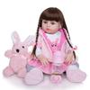 KEIUMI 48cm Realistic Silicone Baby Girl Doll