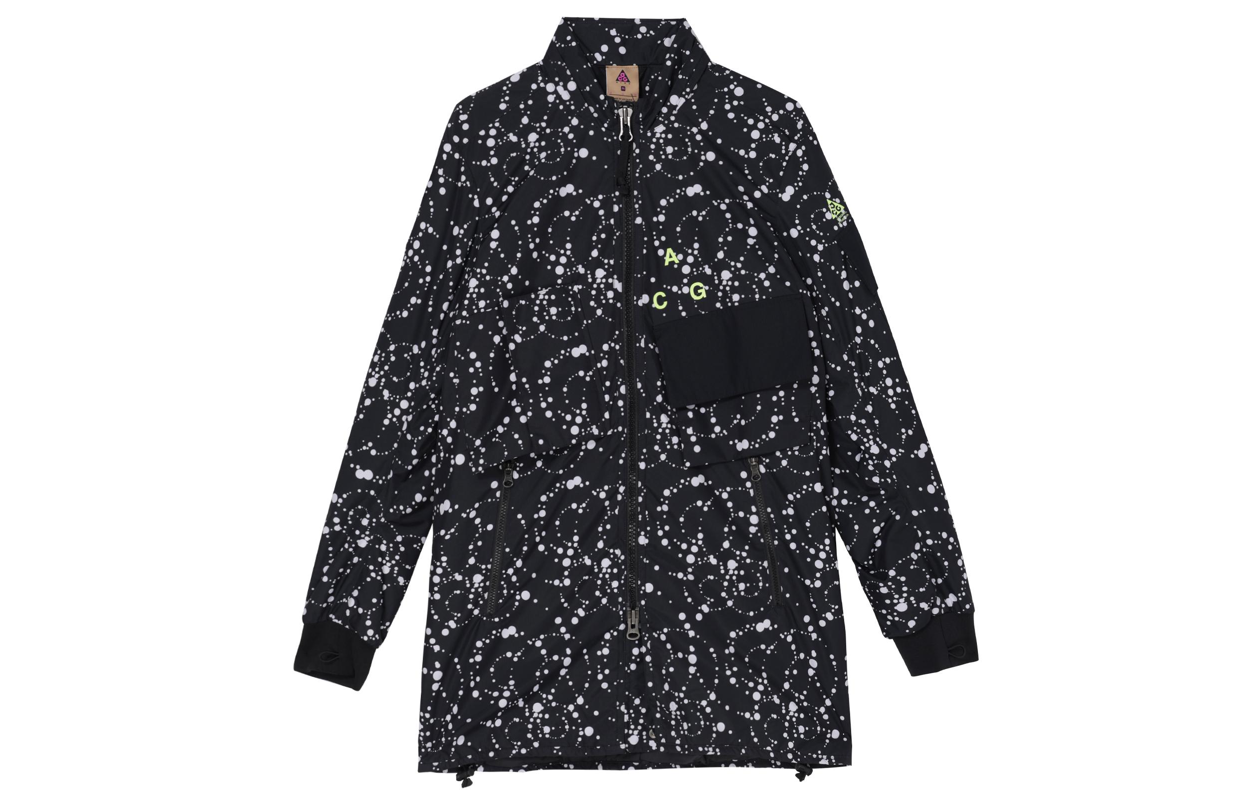 Nike ACG Puffer Jackets Men s Baseball Collar Moderate Patchwork Puffer Jacket AQ3531-010 XS