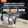 Indexing Dividing Head K11-100mm 3-Jaw Chuck Tailstock for CNC Milling