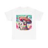 Unisex Adult T Shirt Whimsical Llama Colorful Sombrero Maracas