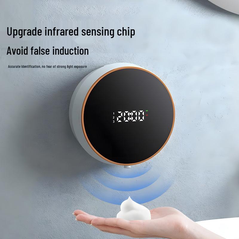 Zhiya Rechargeable Wall-Mounted Foam Hand Sanitizer Dispenser with Smart Sensor