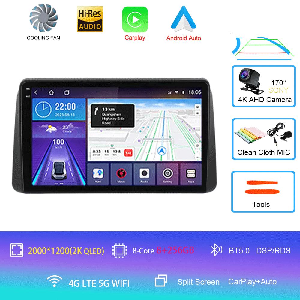 Android 14 Car Radio For Chrysler Grand Voyager 5 2011 - 2015 For Dodge Grand Caravan 2008-2020 Player Multimedia GPS 360 Camera