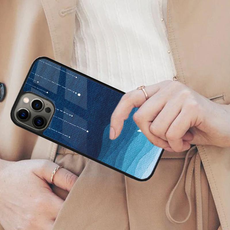 Ocean Waves Sailboat Magnetic Phone Case For APPLE iPhone 17 Air 16 14 13 12 Pro Max 15 Plus Wireless Charge With MagSafe Cover