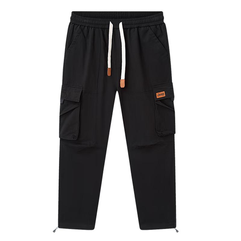

JEEP Men s 100% Cotton Multi-Pocket Cargo Pants L