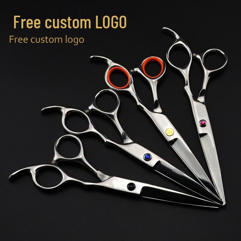 6.0" Personalized Hairdressing Scissors Set: Straight & Thinning Shears