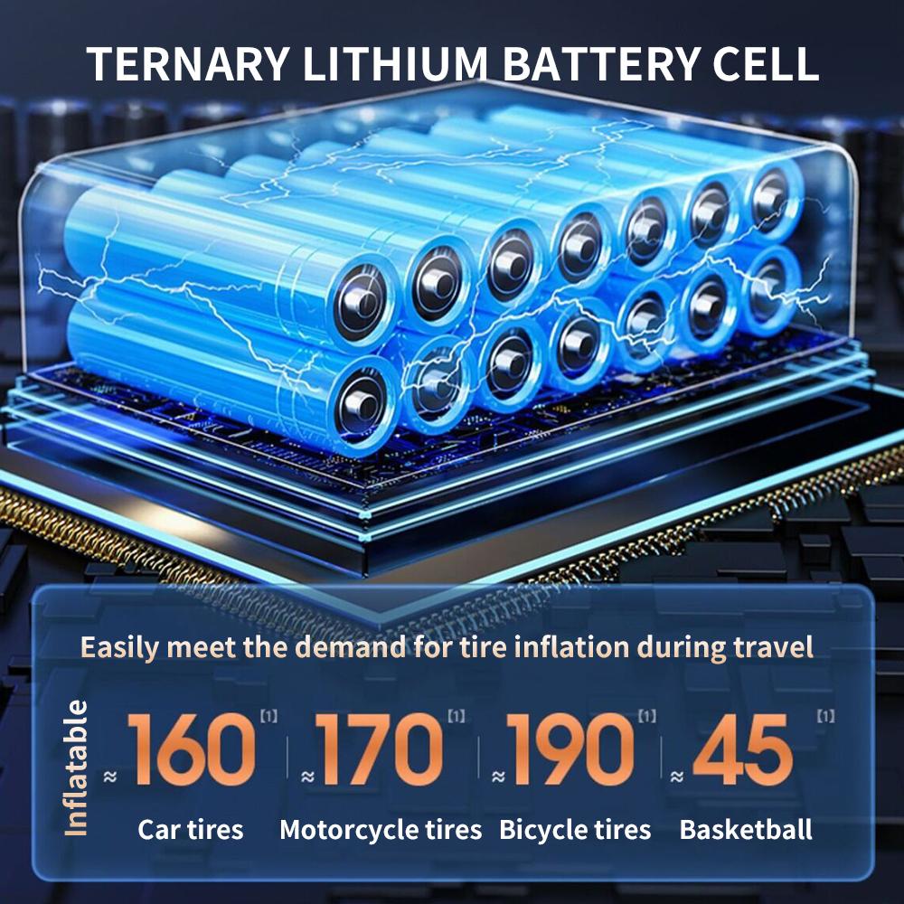 NEW Wireless Car Air Compressor Air Pump Electric Tire Inflator Pump Car Air Compressor Electric Tire Gases Machines