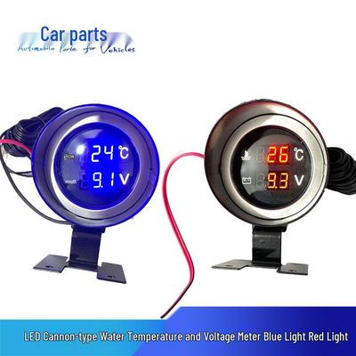 Doppelanzeige LED Auto Voltmeter & Wassertemperaturanzeige