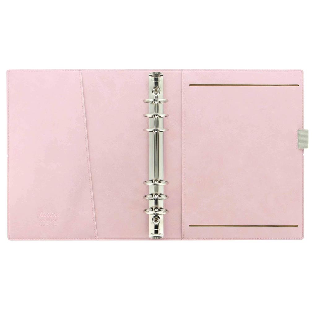 Filofax A5 Domino Soft Organizer, 2020, Pale Pink