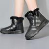 2024 Winter New Women's Cotton Shoes with Thick Velvet, Waterproof and Warm Mom's Shoes, High Top, Anti Slip, Versatile Outdoor Snow Boots