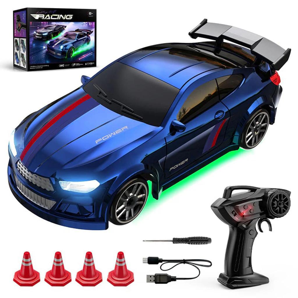 1:64 Small Drift Car 4 Full Proportional Desktop Remote Control Drift Racing Racing Toy