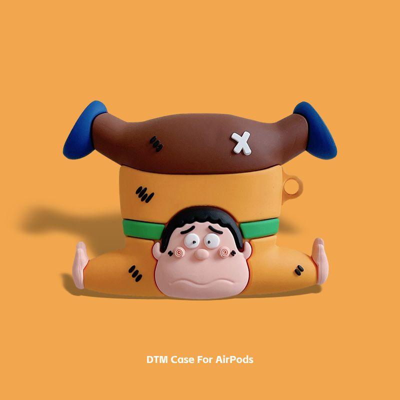 

AirPods Apple Bluetooth Silicone Soft Case AirPods 3 Wrestling Pang Tiger]