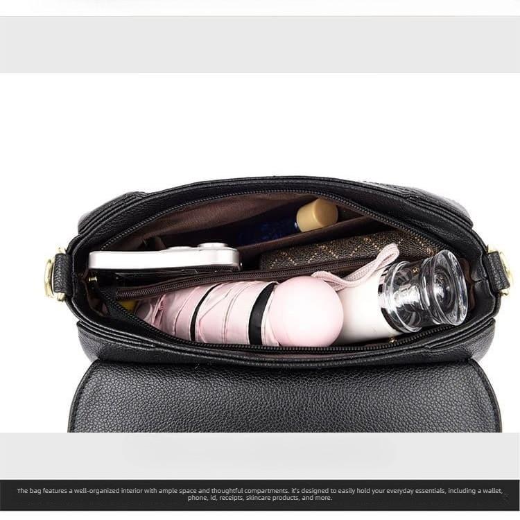 Women's new flip small square bag shoulder messenger bag