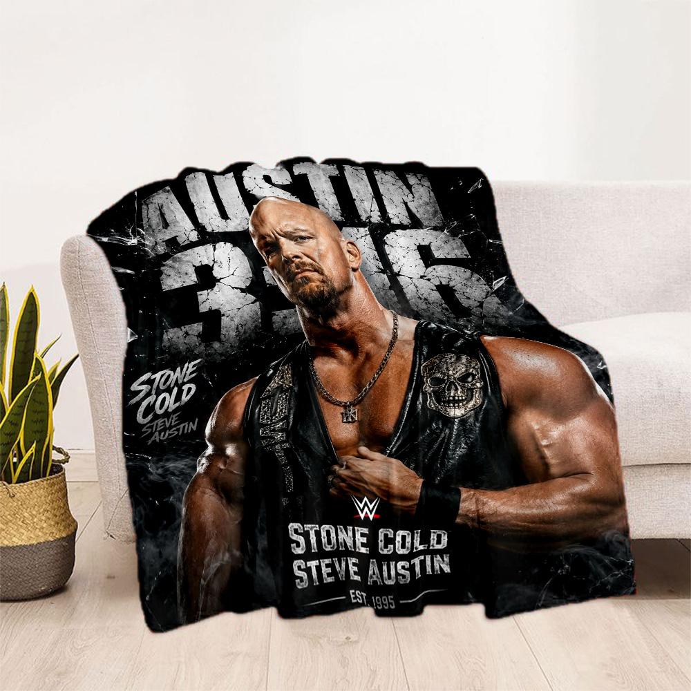 Stone Cold Steve Austin Blankets are suitable for living rooms,making them an ideal choice for outdoor travel and gifts.