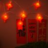 Red Color New Year LED String Lighting Chinese Style Atmosphere Lamp  Christmas Tree