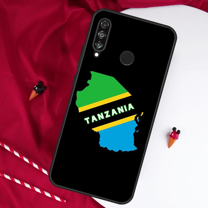 Tanzania National Flag For Huawei Nova Y61 Y91 Y73 Y72 Y90 Y70 Y60 12s 12i 11i 8i 9 10 SE P60 P30 Pro P40 Lite Case