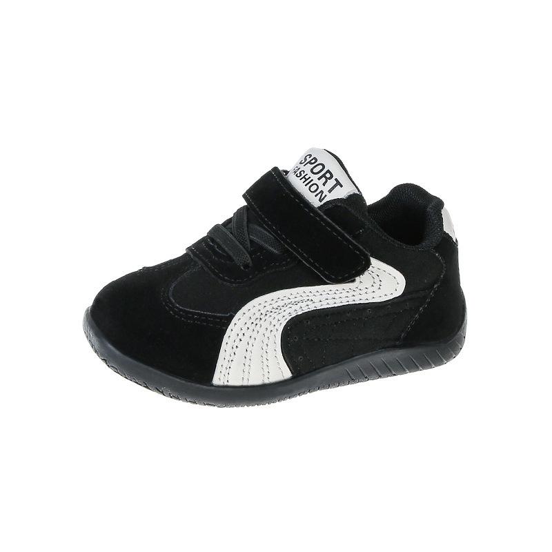 

Children s 2025 Autumn Breathable Mesh Shoes for Boys & Girls - Soft Sole, Versatile Korean Style for Spring & Autumn 23 with inner length 14.5cm чорний