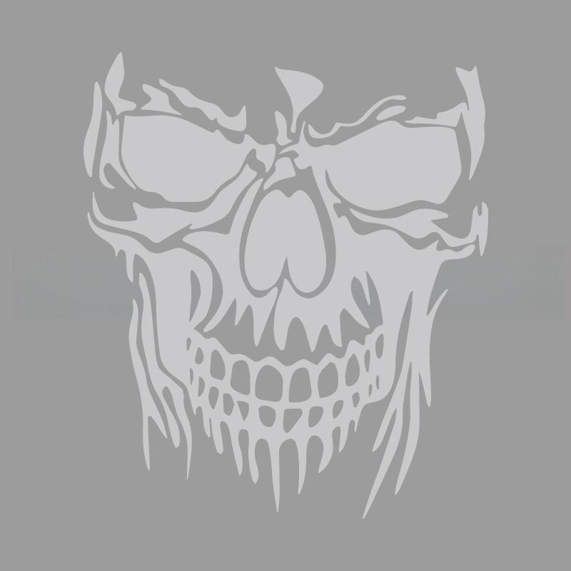 Evil Fanged Skull Creative&funny Stickers for Cartoon Fans&lover,high Quality for Car Trucks Motorcycles &laptops