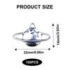 100 Stück Antiksilber Saturn Planet Anhänger Funkelnde Saturn Anhänger Schmuck für Innovativen DIY Schmuck und Kunsthandwerk