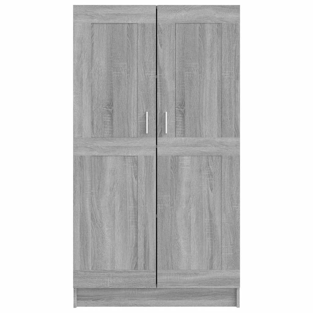 Vidaxl Bookshelf, Sonoma Oak Grey, 82.5X30.5X150 Cm