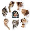 Sac Taske Cat Wall Cat 3D Decor Cats 1 Stickers, Merchandise, Stickers, Decorative, (7 + Mouse)