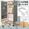 Wonninek Small Item Storage Pocket Wall Pocket 30 Pockets Storage Shoe Storage Door Hanger Pocket Hanging Storage Pocket Door Hanger Light Gray Door