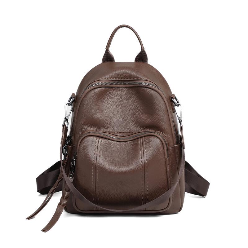 Viney Women's Large Capacity Leather Backpack