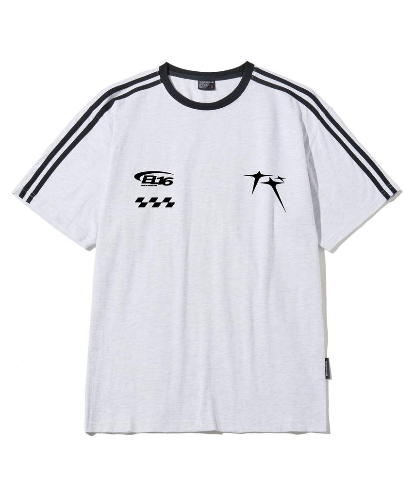 ELIMENO El No.16 Track Line Short Sleeve T-Shirt 5 Colors (Type A)