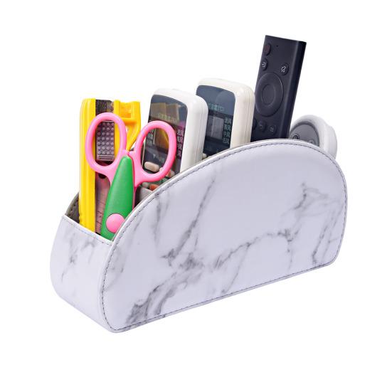 Remote Control Holder Storage Box with 5 Compartments Large Capacity Remote Control Storage