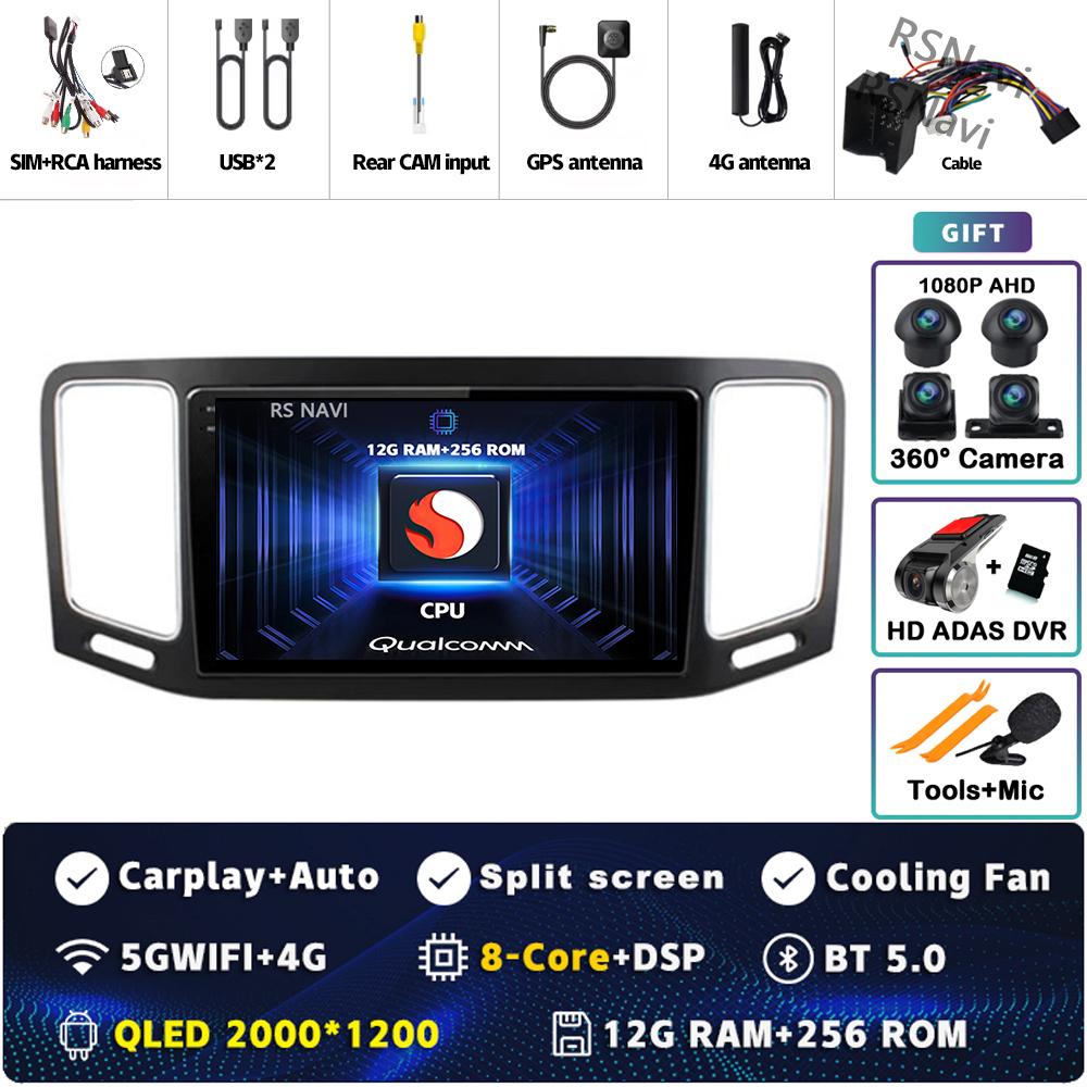 Android 14 Carplay Car Radio For Volkswagen VW Sharan 2012 - 2018 Multimedia Video Player Navigation GPS Stereo DVD Head Unit BT