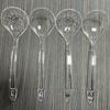 Thickened Long Handle Disposable Plastic Soup Spoon with Colander Design for Takeaway